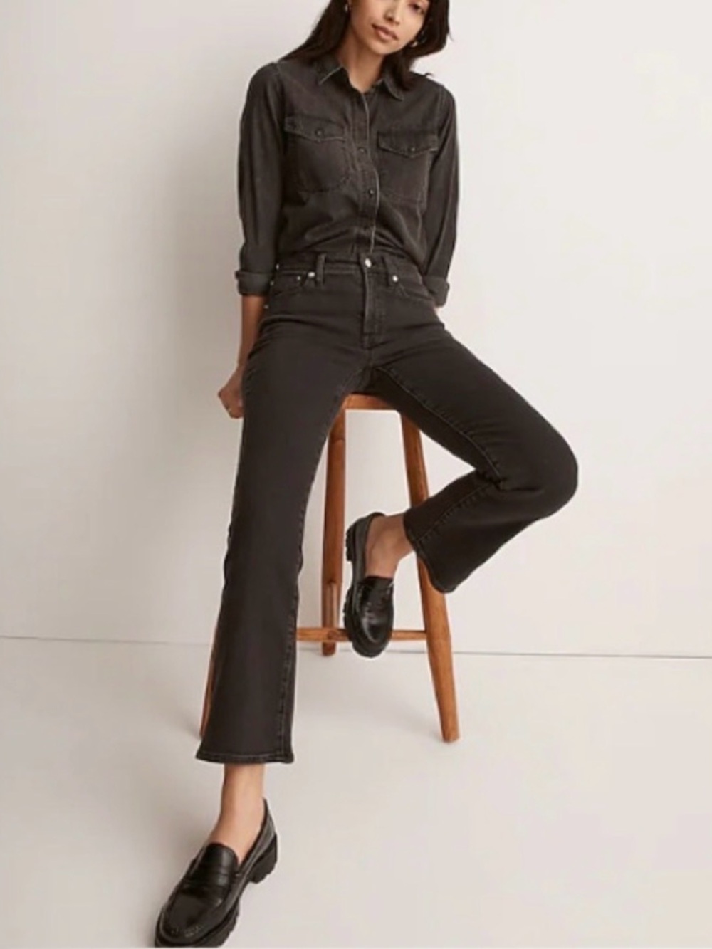 Madewell Mid Rise Kick Out Jeans size 31